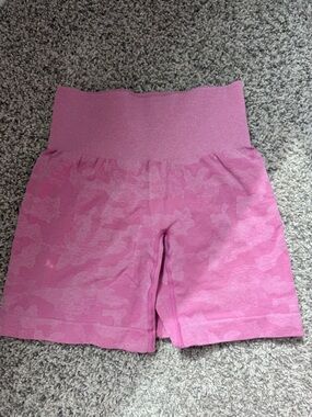 NVGTN Rose Pink High-Waist Seamless Bike Shorts